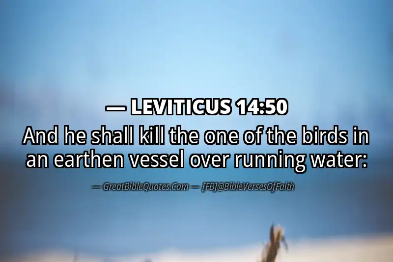 LEVITICUS 14:50 Verse