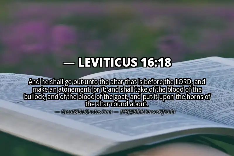 LEVITICUS 16:18 Verse