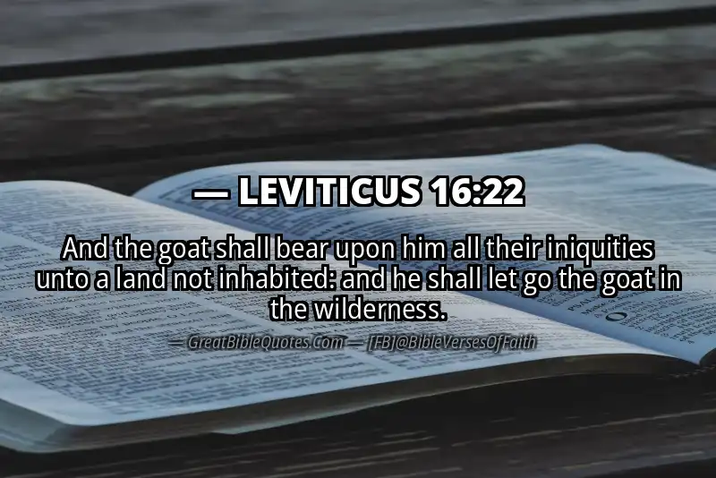 LEVITICUS 16:22 Verse
