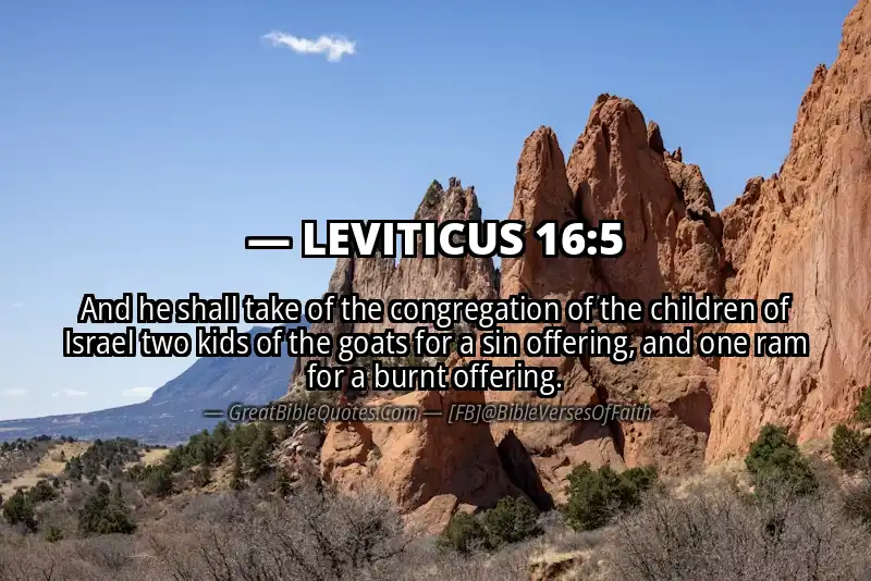 LEVITICUS 16:5 Verse