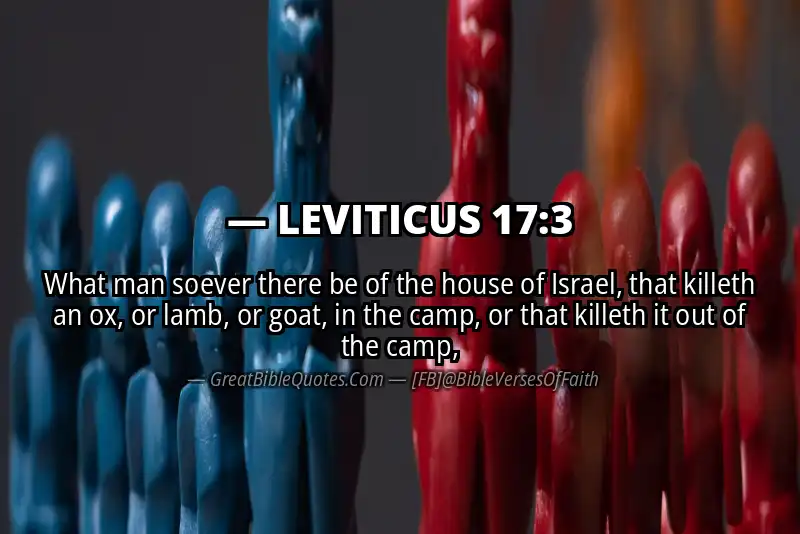 LEVITICUS 17:3 Verse