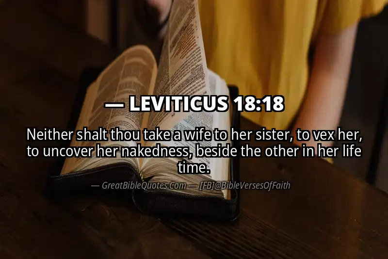 LEVITICUS 18:18 Verse Image