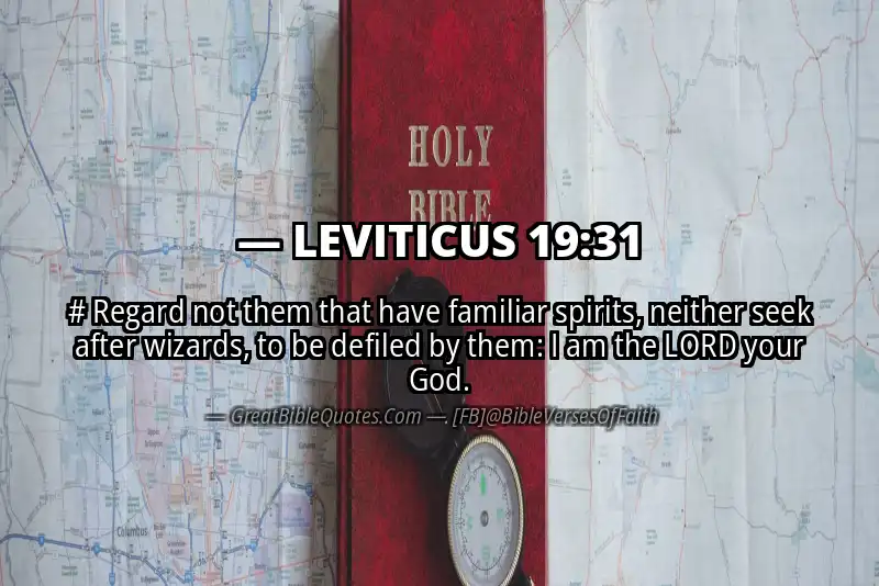 LEVITICUS 19:31 Verse