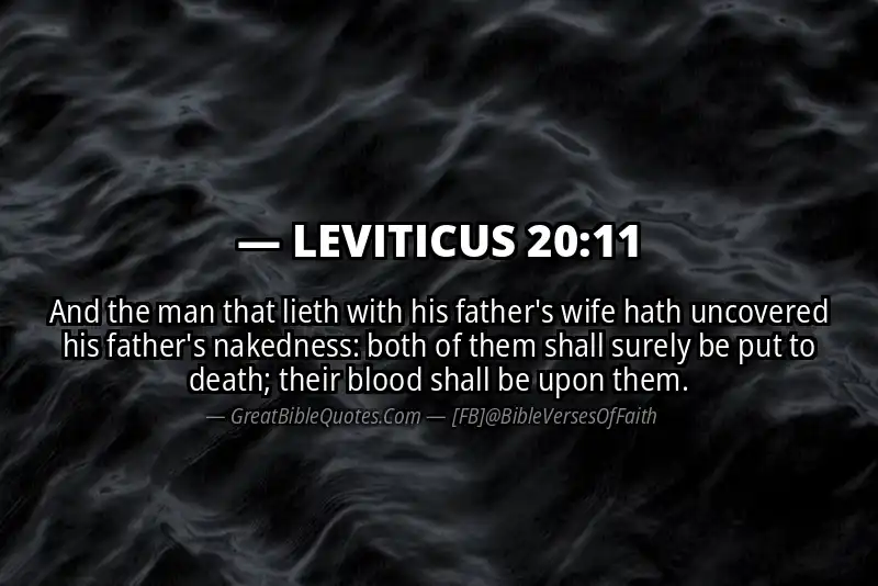 LEVITICUS 20:11 Verse