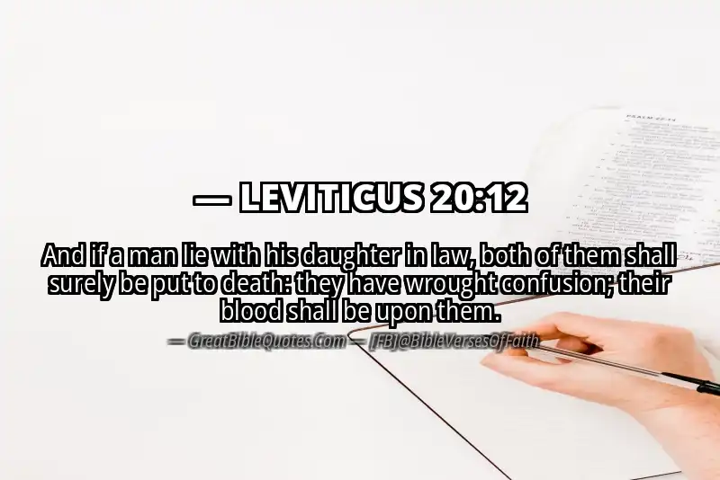 LEVITICUS 20:12 Verse