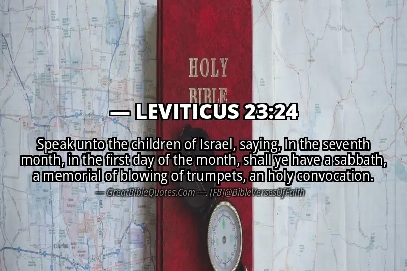 LEVITICUS 23:24 Verse