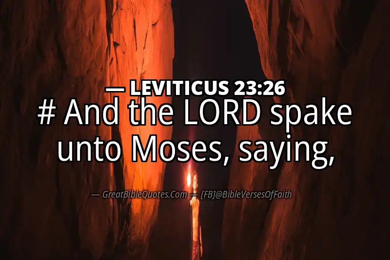 LEVITICUS 23:26 Verse