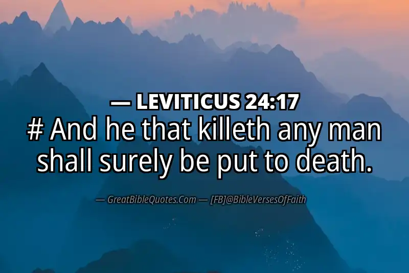 LEVITICUS 24:17 Verse