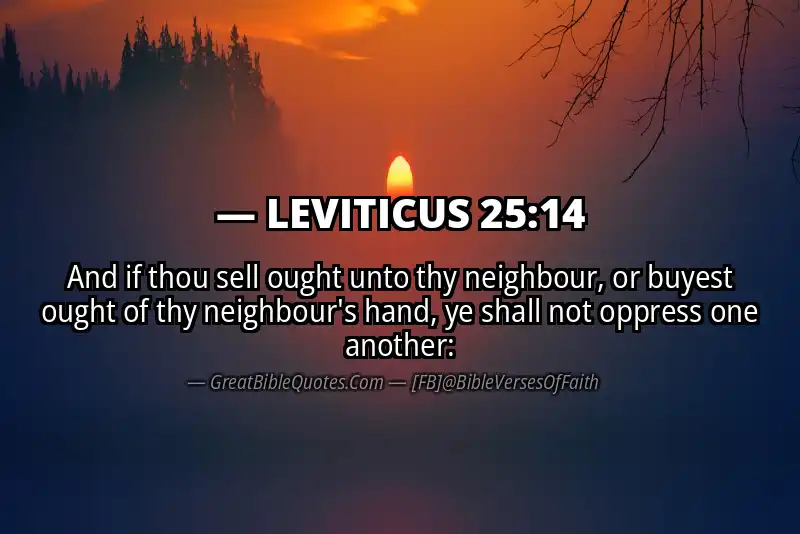 LEVITICUS 25:14 Verse