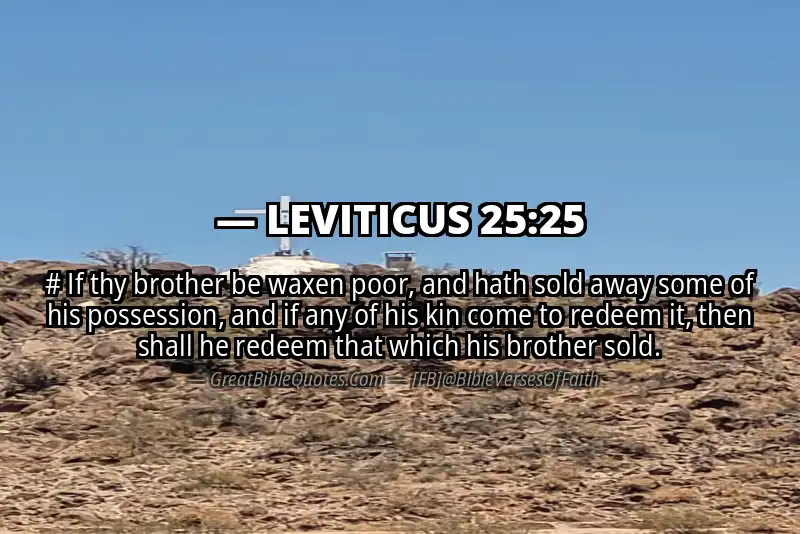 LEVITICUS 25:25 Verse
