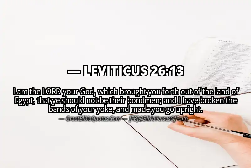 LEVITICUS 26:13 Verse