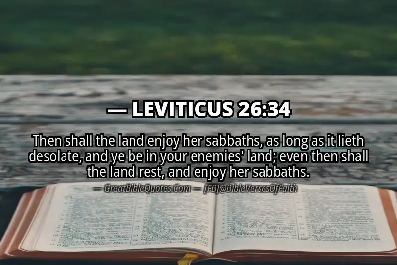 LEVITICUS 26:34 Verse