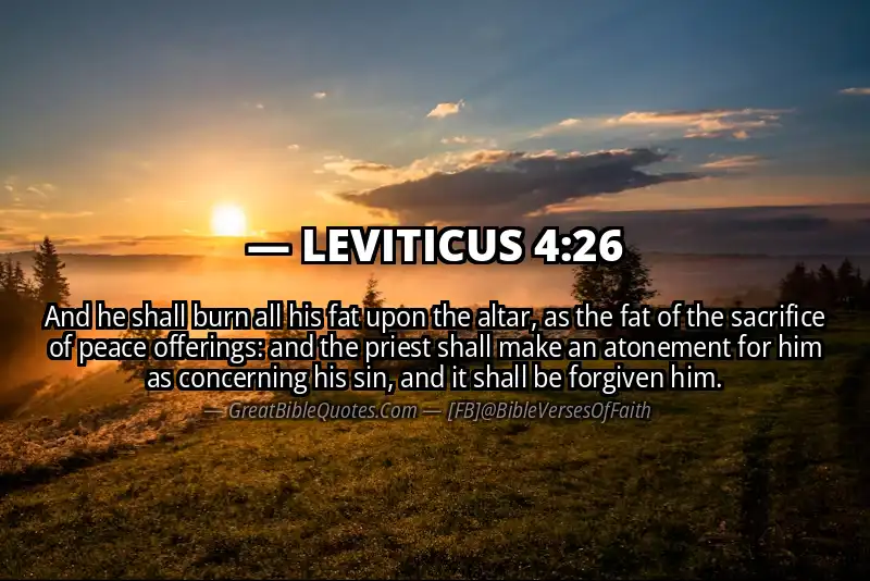 Bible verse: LEVITICUS 4:26 Image