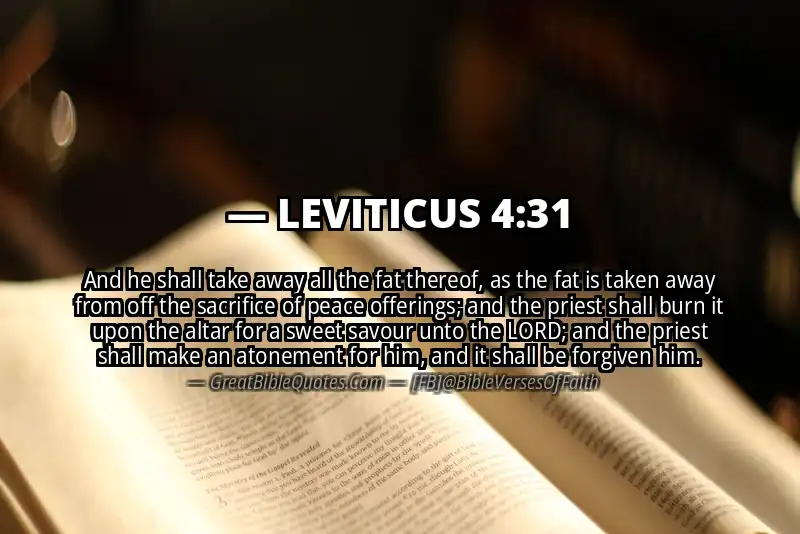 Bible verse: LEVITICUS 4:31 Image