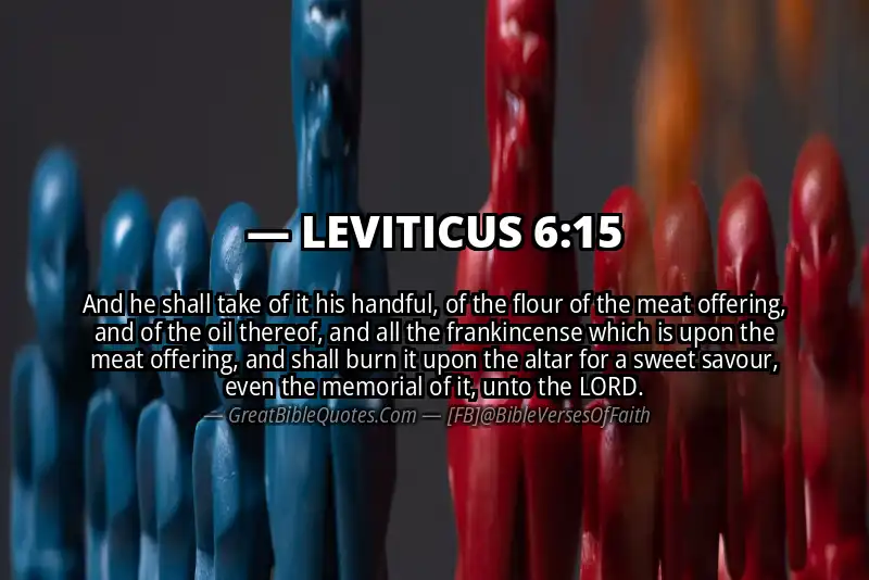 LEVITICUS 6:15 Verse
