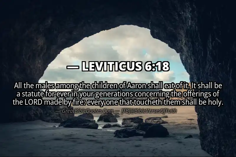 LEVITICUS 6:18 Verse