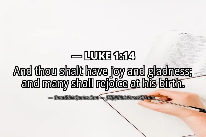 LUKE 1:14 Verse