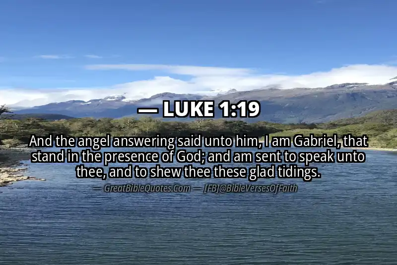 LUKE 1:19 Verse