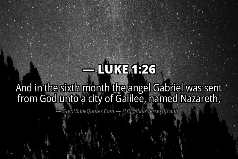 Bible verse: LUKE 1:26 Image