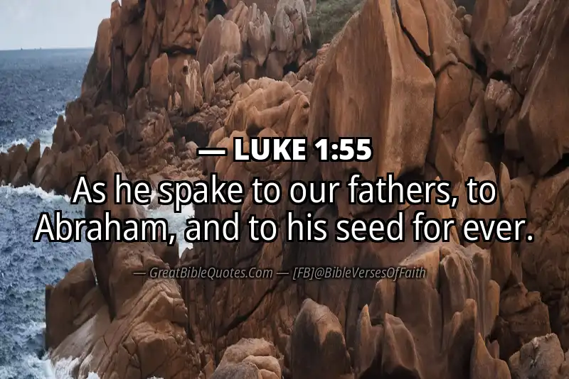 LUKE 1:55 Verse