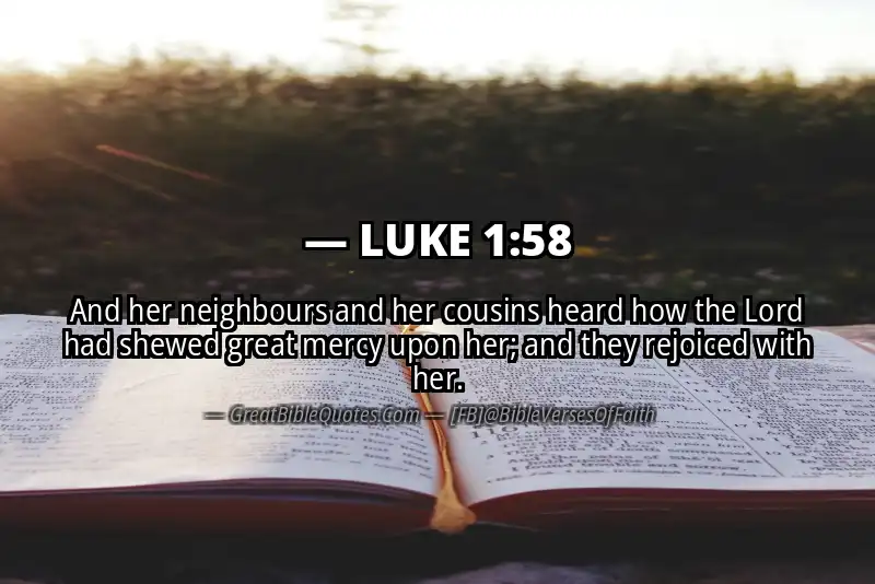 LUKE 1:58 Verse