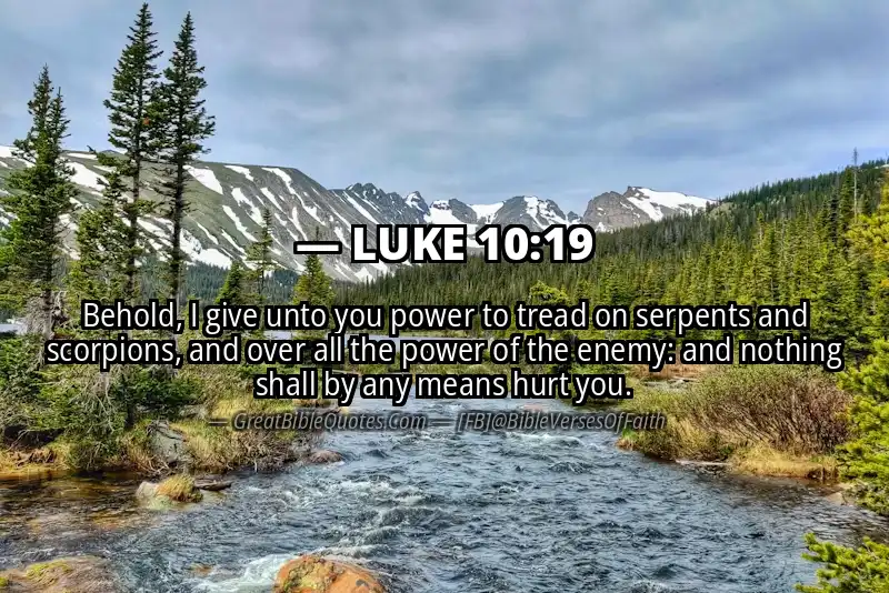 Image for LUKE 10:19 Bible verse