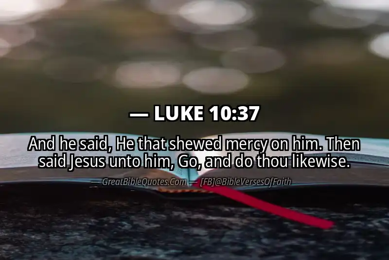 LUKE 10:37 Verse