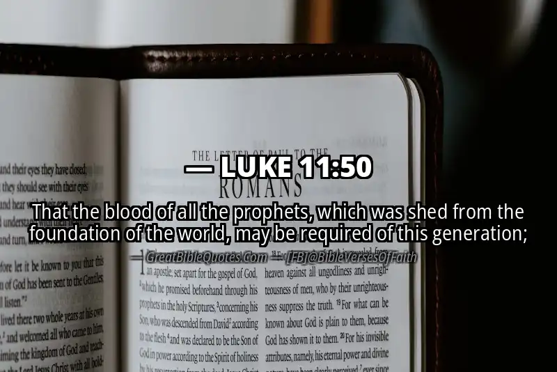 LUKE 11:50 Verse