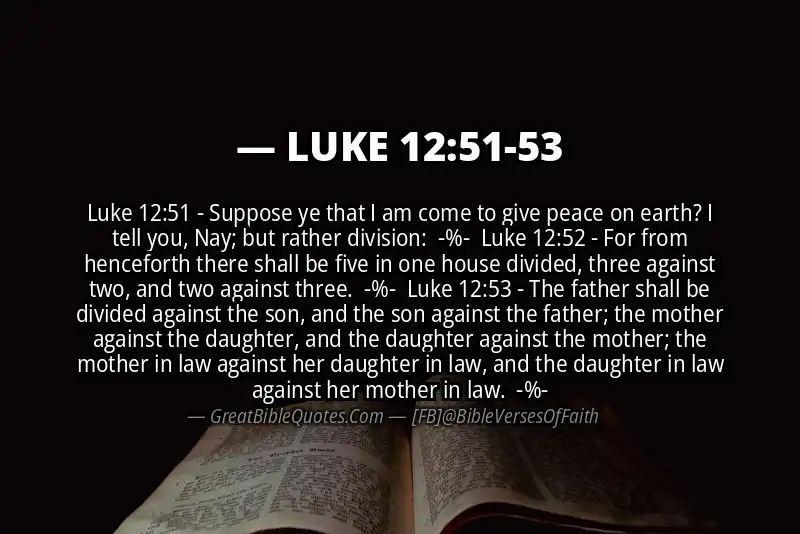 Image for LUKE 12:51-53 Bible verse