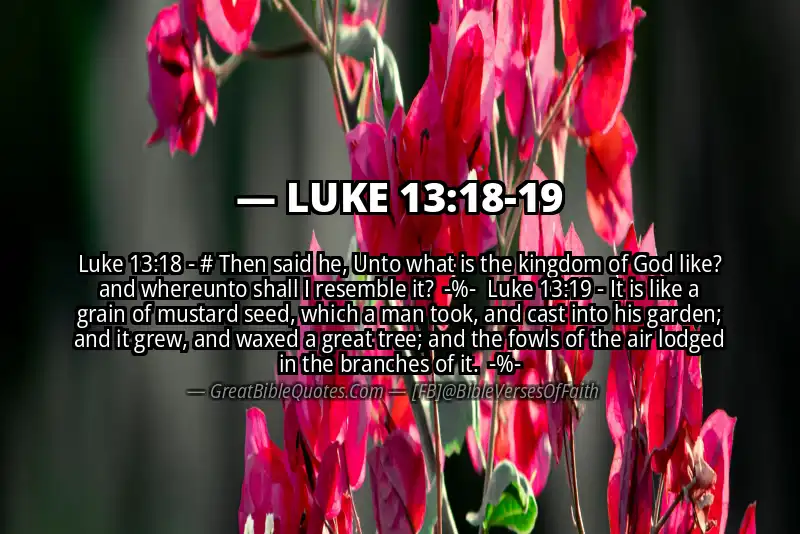 Image for LUKE 13:18-19 Bible verse