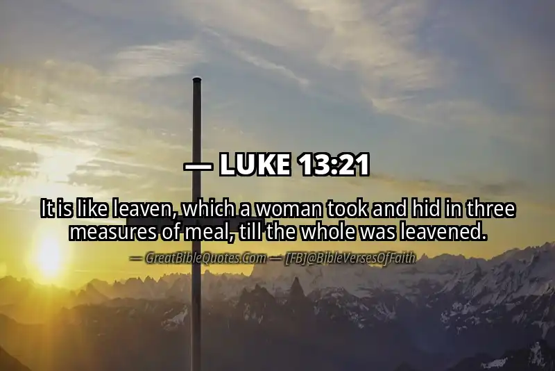 LUKE 13:21 Verse