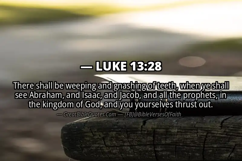 LUKE 13:28 Verse