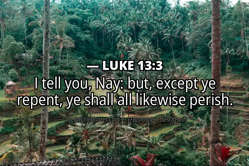 LUKE 13:3 Verse Image
