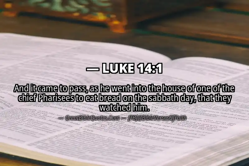 LUKE 14:1 Verse