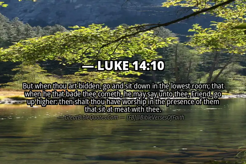 LUKE 14:10 Verse