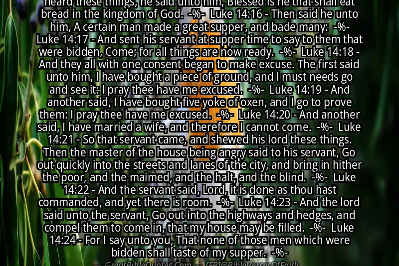 Image for LUKE 14:15-24 Bible verse