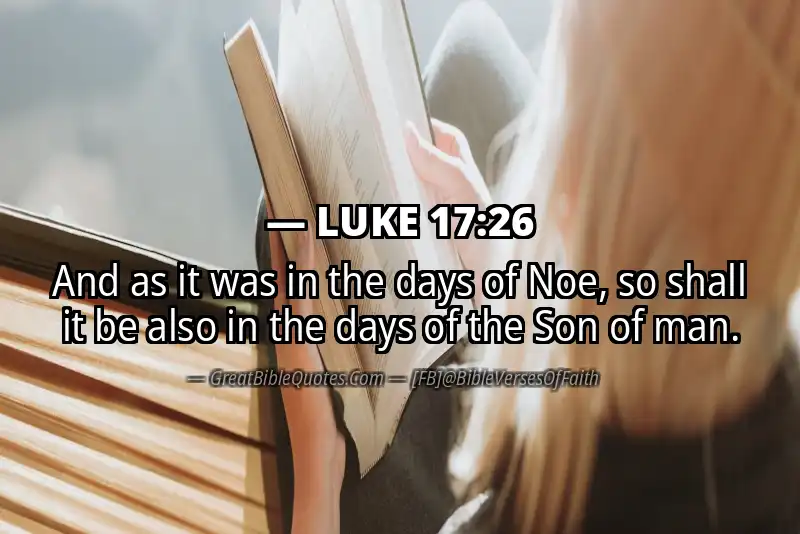 LUKE 17:26 Verse Image