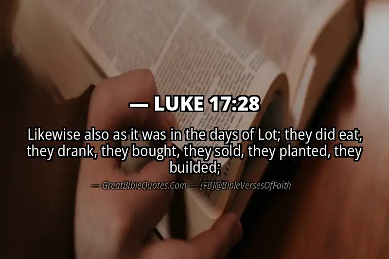 LUKE 17:28 Verse