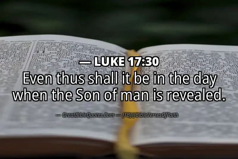 LUKE 17:30 Verse