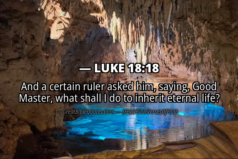 LUKE 18:18 Verse Image