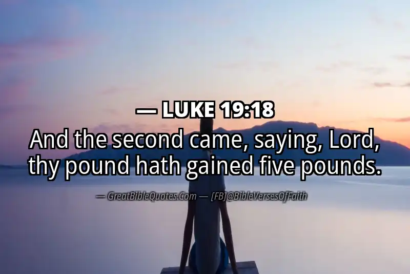 LUKE 19:18 Verse