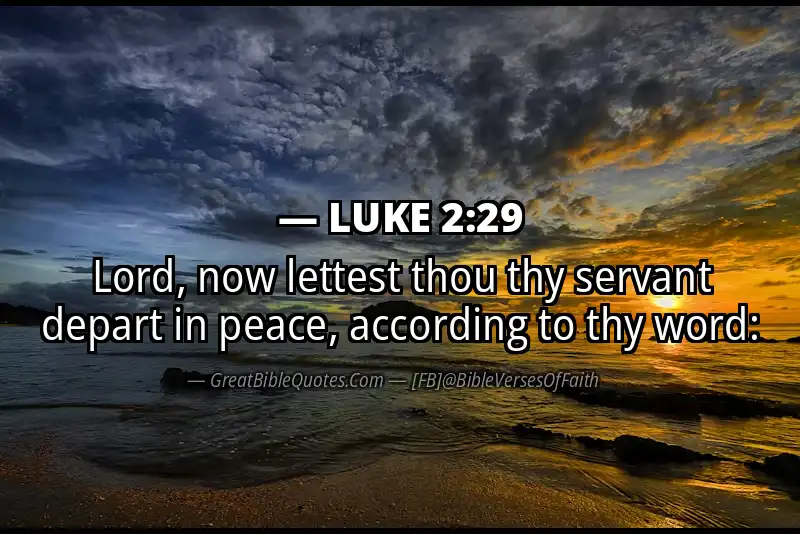 LUKE 2:29 Verse