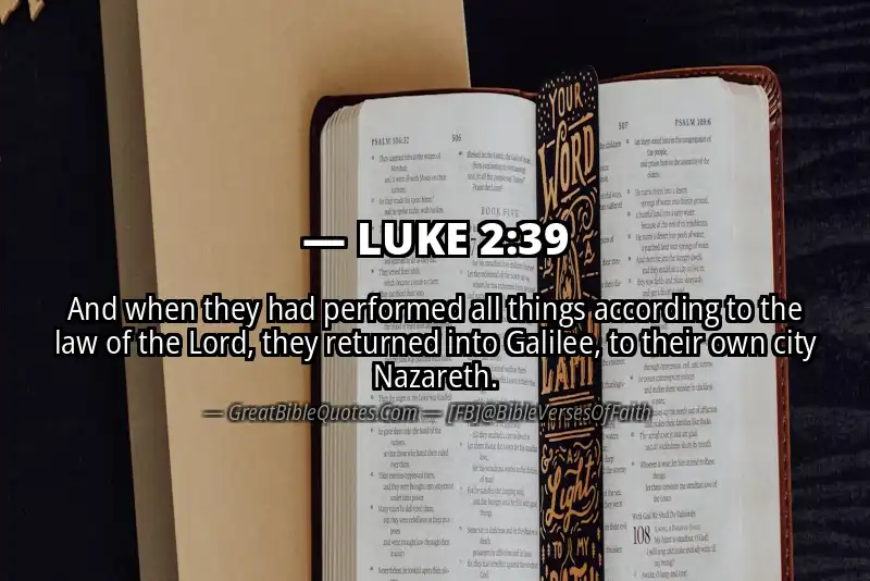 LUKE 2:39 Verse