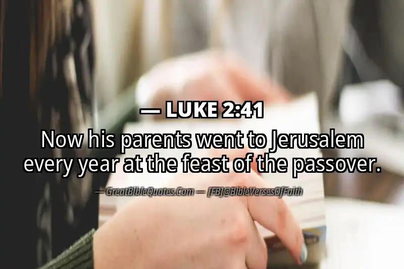 LUKE 2:41 Verse