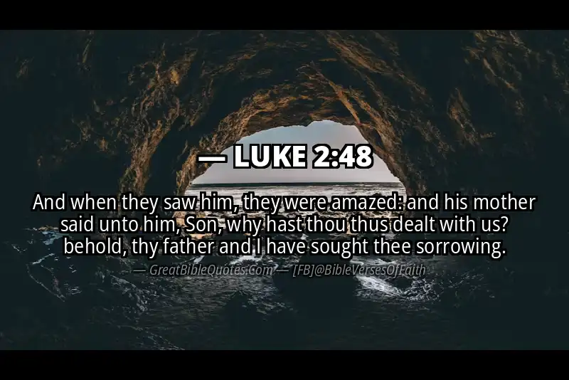 LUKE 2:48 Verse