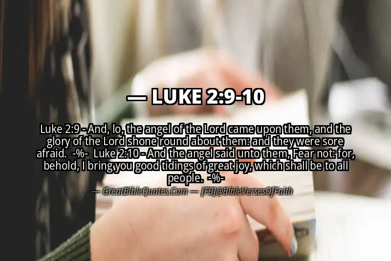 Image for LUKE 2:9-10 Bible verse