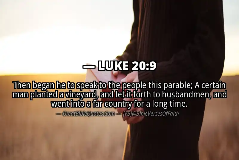 LUKE 20:9 Verse