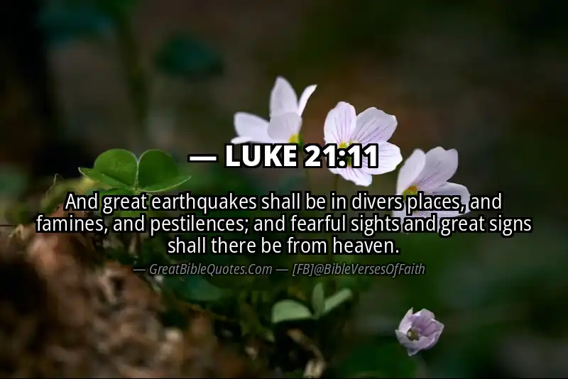LUKE 21:11 Verse