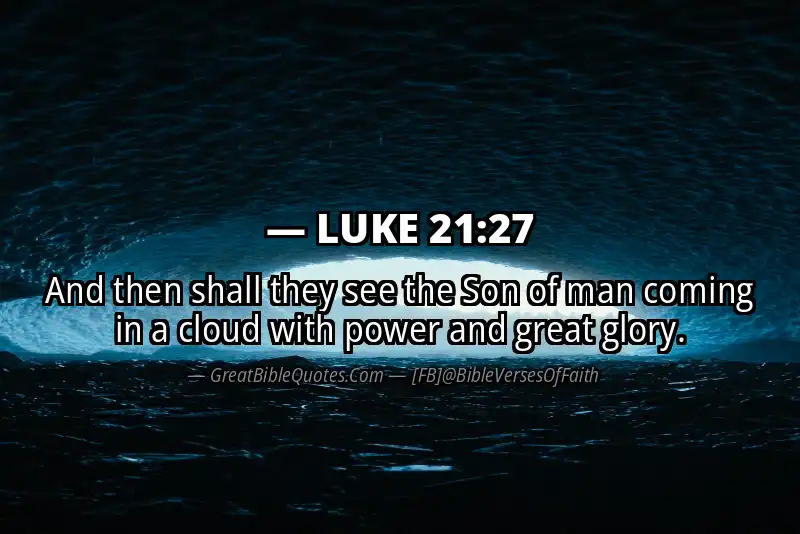 LUKE 21:27 Verse