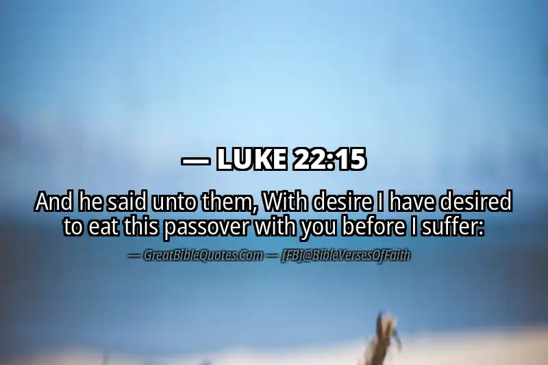LUKE 22:15 Verse